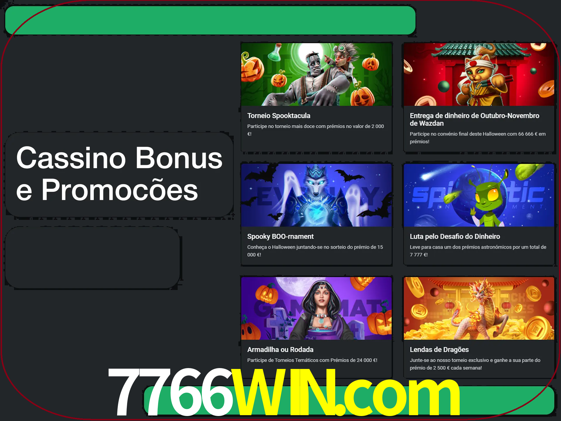 Verifique se há novos bônus de cassino para reivindicar.