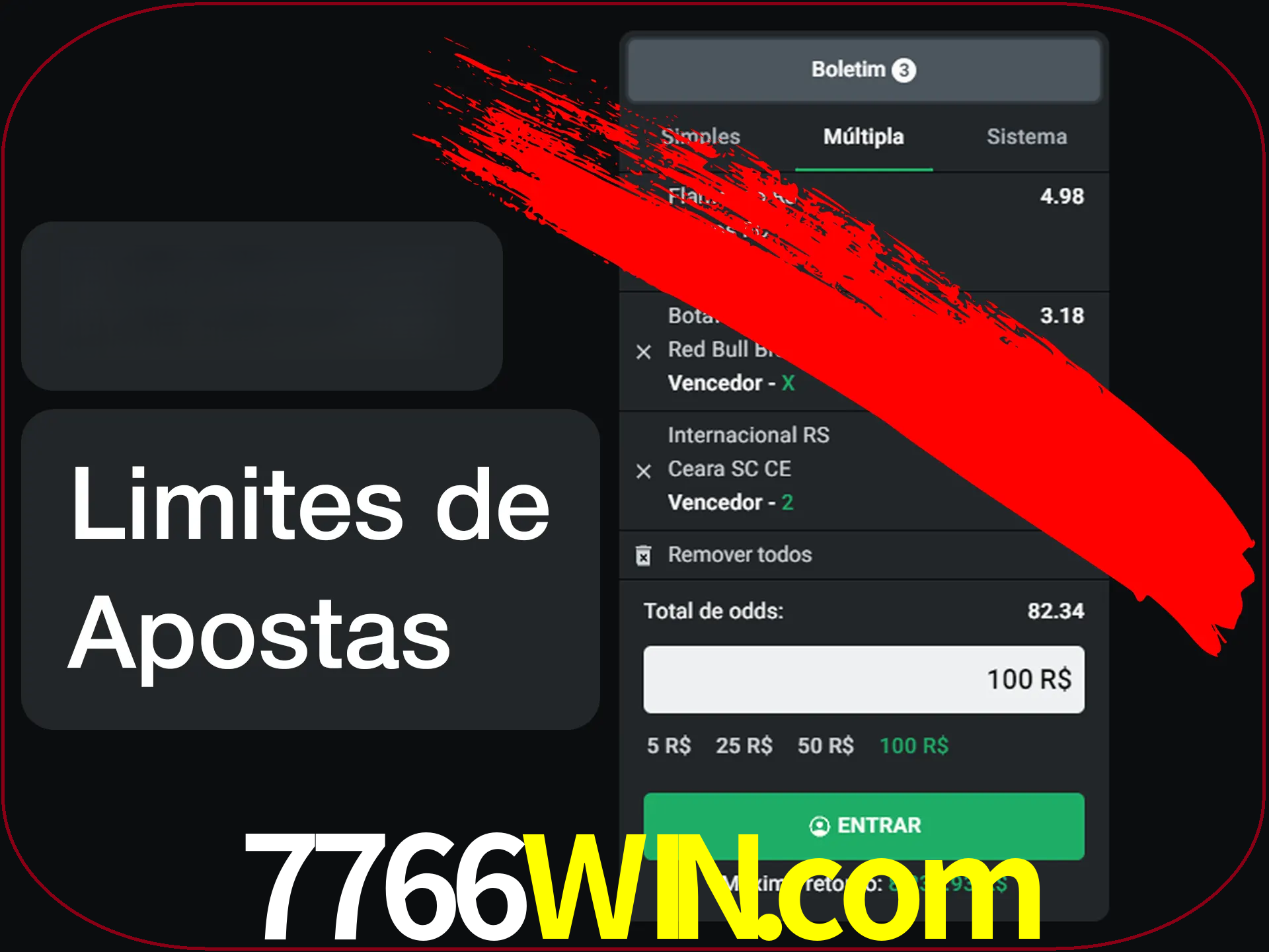 Não faça apostas loucas.